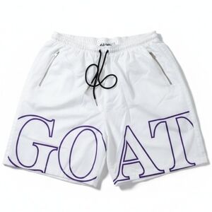 Laced Up By Sneak Gallery White GOAT Shorts - NWT